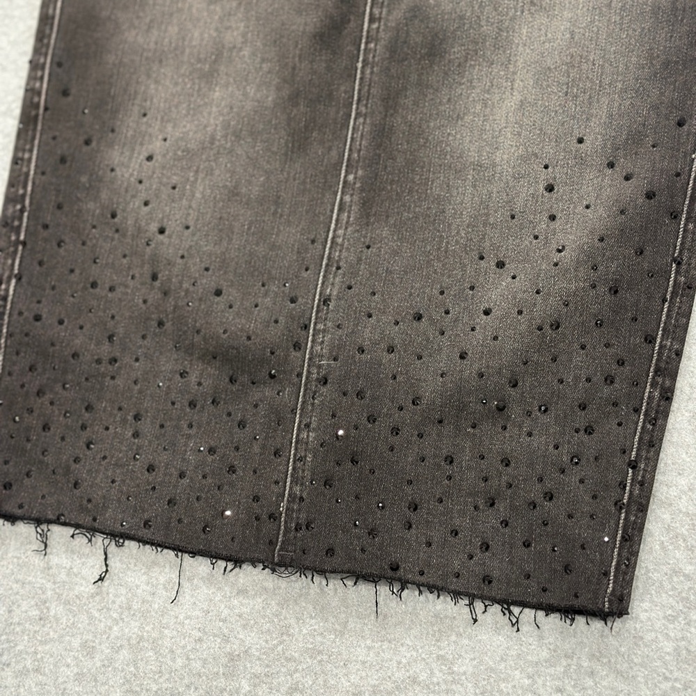 Judy Blue Black Denim Skirt - Picture 4 of 7